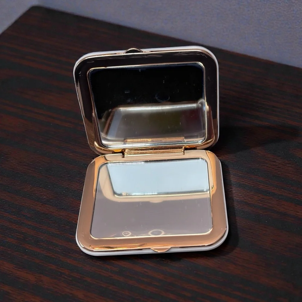 Miu Miu Quilted White and Gold mirror Case - Picture 2 of 2